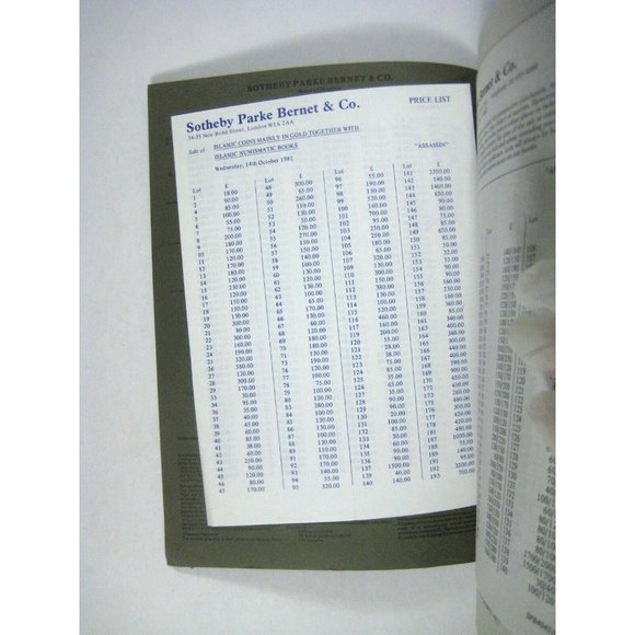 Sotheby's Islamic Gold Coins Catalogue Catalog PPB 1981 London Numismatic - Picture 7 of 8